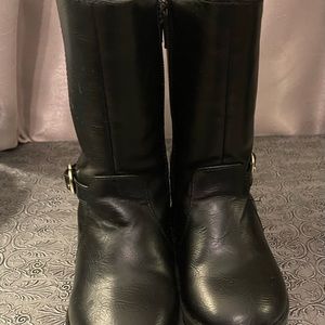 Gently worn Children’s Place Black Calf Boots Toddker Size 7